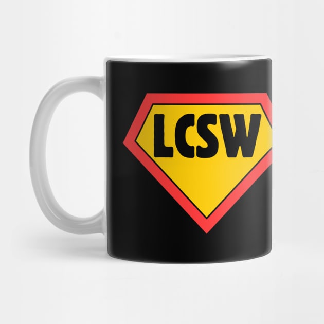 LCSW Superhero by Meow Meow Designs